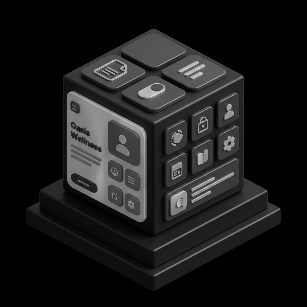 WideDocs 3D Document Intelligence Cube Pedestal